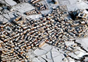 pueblo nevado
