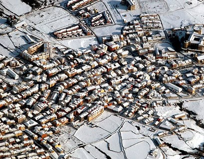 pueblo nevado