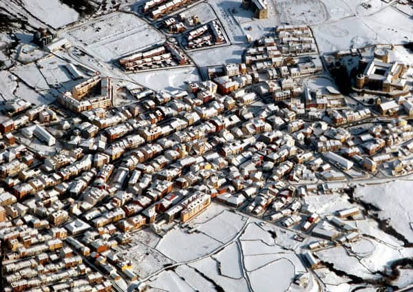 pueblo nevado