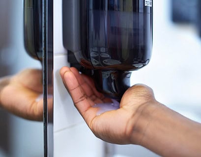 dispensador higiene de manos