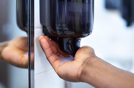 dispensador higiene de manos