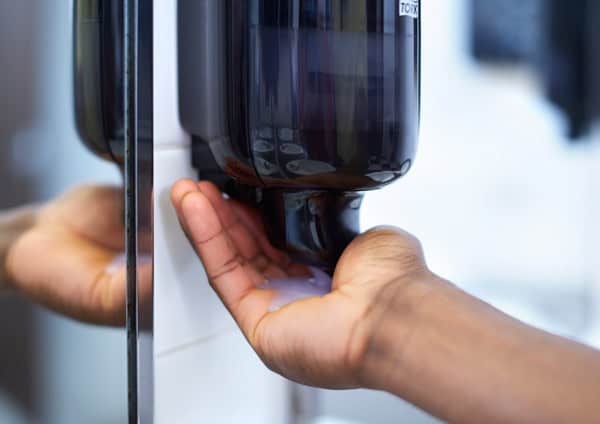 dispensador higiene de manos