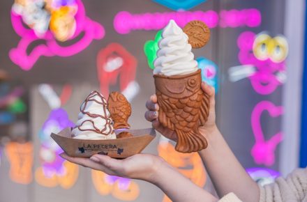 La Pecera taiyaki chocolate blanco y tayakitos