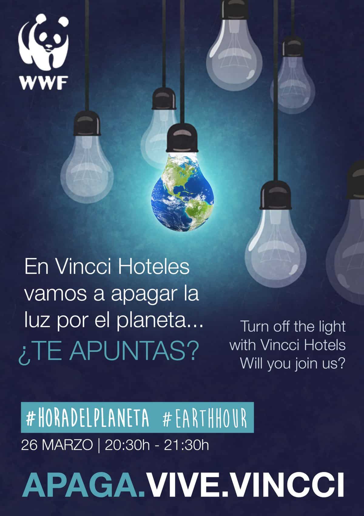 Vincci Hoteles Hora del Planeta 2022