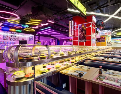 Running Sushi in Akihabara