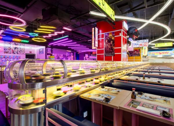 Running Sushi in Akihabara