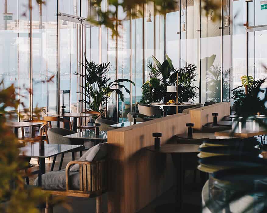 Cafetería del Centro Botín, Santander. Sandra Tarruella Interioristas