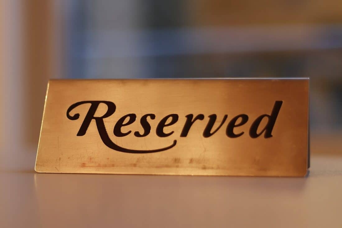 Reserva hotel