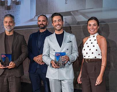Entrega del Premio al Mejor Diseño de Producto Integrado en los XIV Premios Casa Decor 2026 a Summumstudio y Cosentino por el espacio Manantial