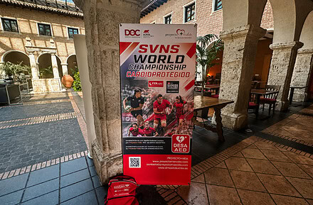 Cardioprotección de hoteles en el SVNS World Championship | Hostelpro