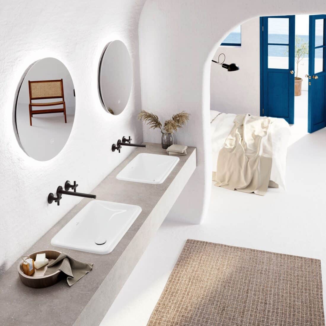 Lavabo empotrado colección Loop & Friends de Villeroy & Boch