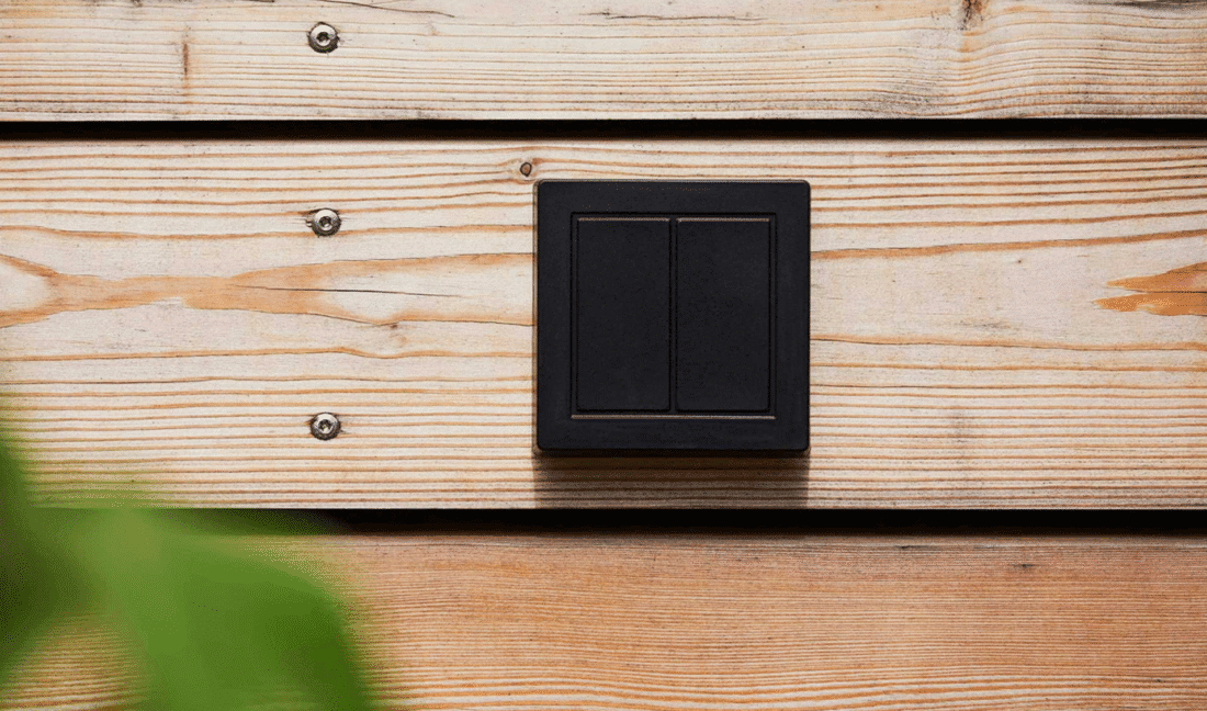 El interruptor exterior Friends of Hue fue diseñado especialmente para exteriores