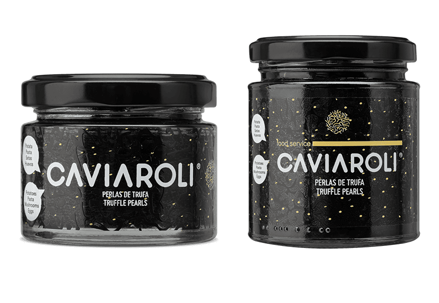 Caviaroli fabrica y comercializa este producto en envases de 50 gr (Retail) y 200 gr (Canal Horeca)